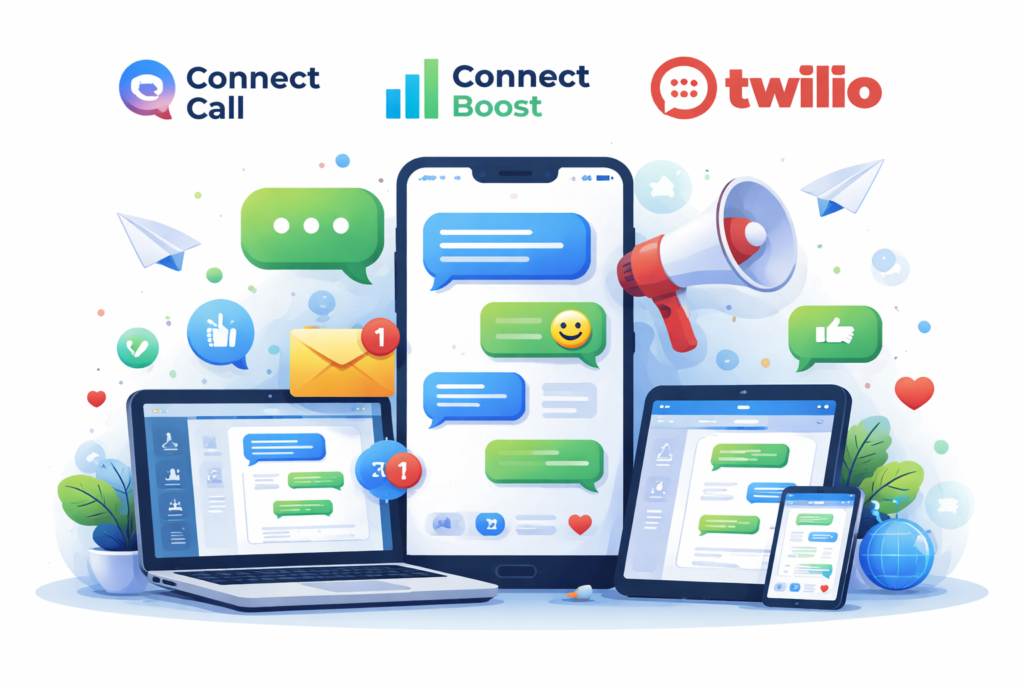 Connect Call SMS Messaging